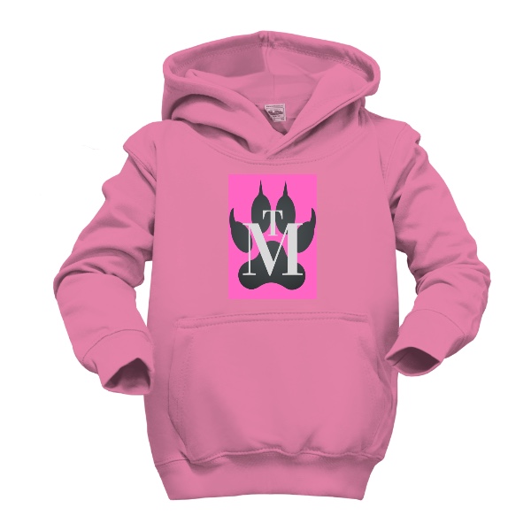 Holčičí mikina tlapa TM růžová